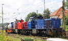 Nochmal 275 111, vorne,  und 275 819 am 28.06.2024 in Rheinkamp