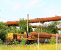 ThyssenKrupp Lok 546am 27.7.2019 auf dem Weg vom Werk nach Oberhausen-West hier bei der Durchfahrt im Landschaftspark Nord; vormals Hüttenbetrieb Meiderich.