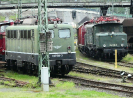 194158-2 und 140 184-3 am 29.04.2023 in Linz.