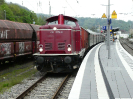212 079-8 brachte den Sonderzug in die Abstellung; Linz, 29.04.2023