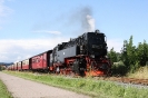 99 7245-6 am 19.7.2012 auf dem Weg von Ilfeld nach Nordhausen, hier bei Krimderode.