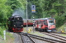 99 7245-6 und 187 016-1 am 2.6.2023 in Eisfelder Talmühle