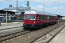 Großraumdieseltriebwagen GDT 0518 (95 80 0301 511-1 D-TEL), MaK, Kiel 1959, am 5.9.2021 in Lüneburg zur Fahrt nach Bleckede.