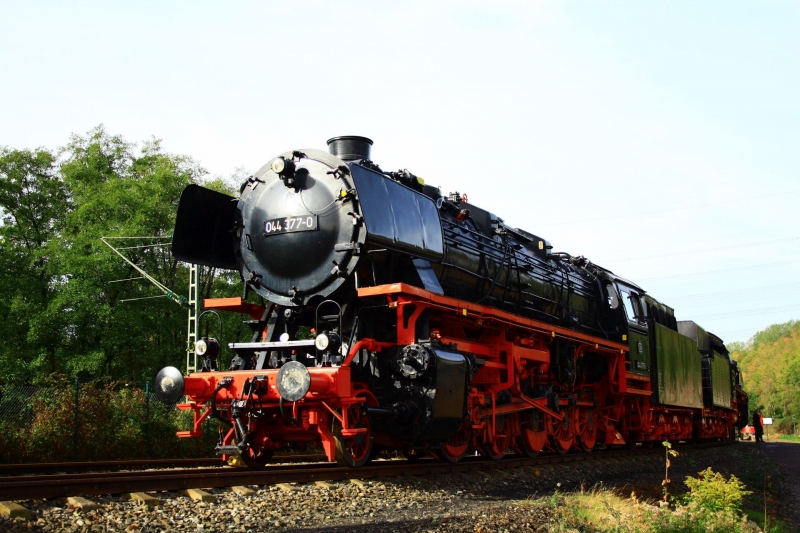 044 377-0 am 22.9.2018 im Eisenbahnmuseum Bochum-Dahlhausen.