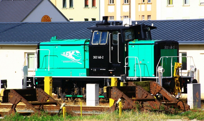 363 146-2 Flex Bahndienstleistungen am 12.9.2019 in Bamberg