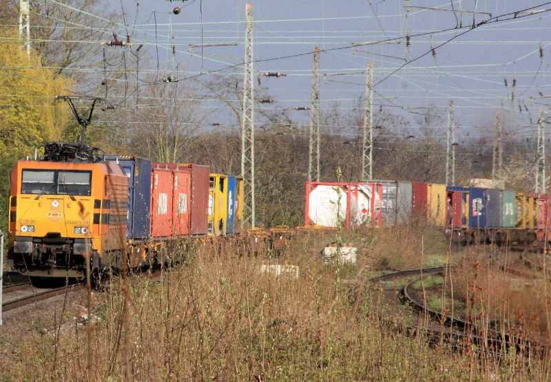 189 091 Rotterdam Rail Feeding am 15.04.2021 Dinslaken Richtung Oberhausen